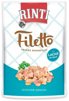 RINTI FILETTO sasz.100g KURA ŁOSOŚ        w galaretce  /24