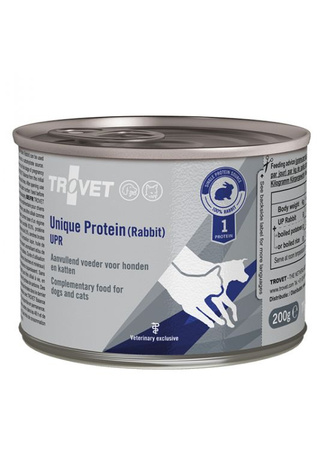 Trovet Unique Protein UPR Królik dla psa i kota puszka 200g