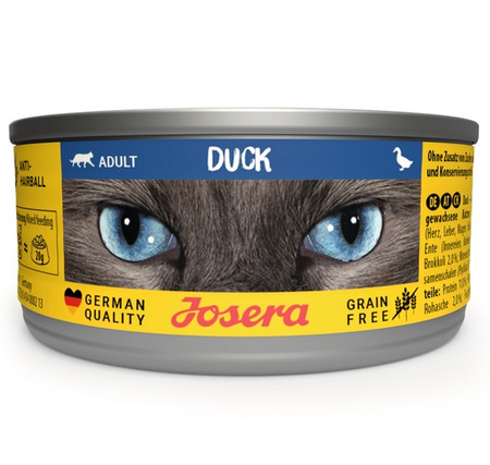 JOSERA KOT pusz.85g ADULT DUCK  /12