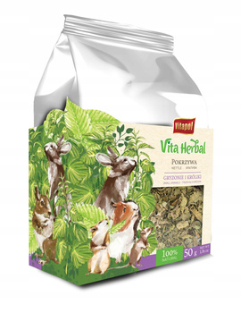 Vitapol Vita Herbal dla gryzoni i królika, liść pokrzywy, 50 g, 4szt/disp