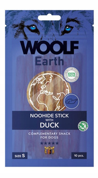 WOOLF EARTH NOOHIDE S STICK WITH DUCK     90g