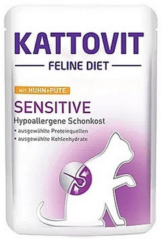 KATTOVIT sasz.85g SENSITIVE KURA INDYK  /24