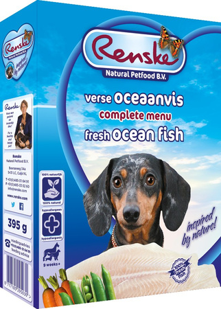 Renske Dog fresh oceanfish - świeże ryby oceaniczne dla psów 395 g