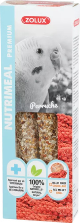 Zolux NUTRIMEAL 3 Stick dla papużek z prosem czerwonym 110 g