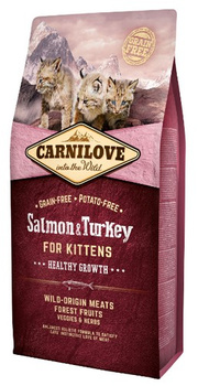 Carnilove Cat Salmon & Turkey for Kittens - łosoś i indyk 6kg