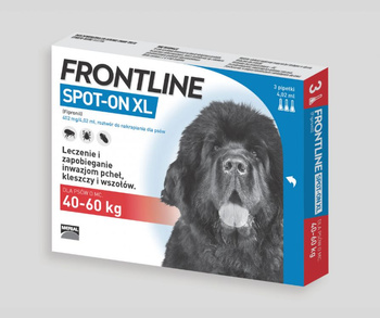 Frontline Spot-On Pies XL (40-60kg) 3 pipety