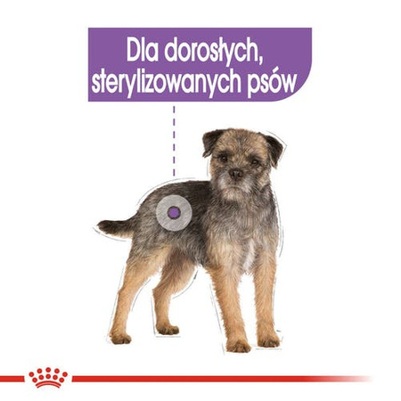 Royal Canin Sterilised karma mokra dla psów dorosłych, wszystkich ras po sterylizacji, pasztet saszetka 85g