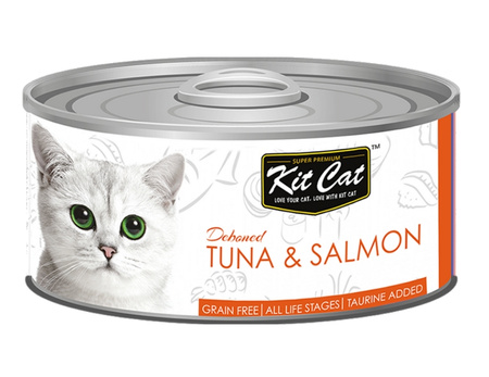 Kit Cat Deboned Tuna Salmon 80g x 24szt