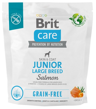 BRIT CARE PIES 1kg JUNIOR LARGE SALMON    GRAIN-FREE /10*