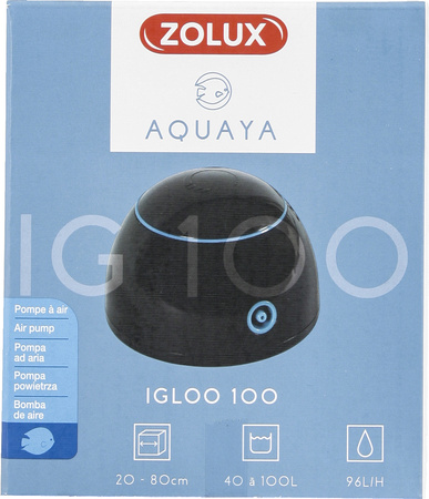 ZOLUX Napowietrzacz do akwarium AQUAYA Igloo 100 kol. czarny