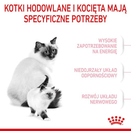 Royal Canin Mother&Babycat karma sucha dla kotek w okresie ciąży, laktacji i kociąt od 1 do 4 miesiąca 400g