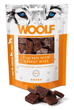 WOOLF przys.PIES 100g CHICKEN CARROT BITES