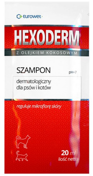 Hexoderm - szampon dermatologiczny saszetka 20ml - 1 sztuka