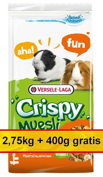 VERSELE-LAGA 2,75kg CRISPY MUESLI ŚWINKA  + 400g GRATIS