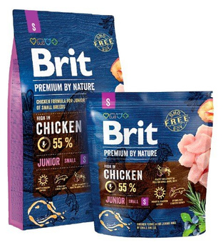 BRIT PREMIUM BY NATURE 3kg  JUNIOR  S