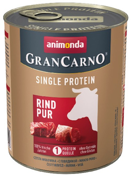 Animonda GranCarno Single Protein Wołowina puszka 800g