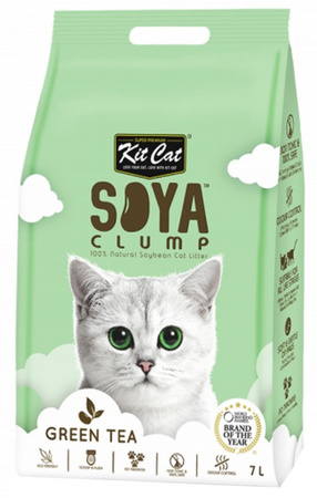 KIT CAT ŻWIREK ECO SOYACLUMP GREEN TEA 7L 2,5KG