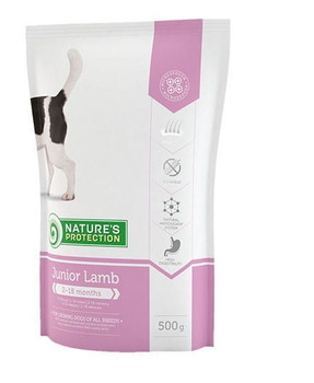 NATURES PROTECTION PIES 500g JUNIOR  LAMB