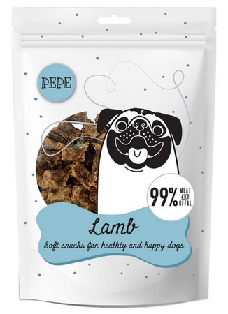 Paka Zwierzaka PEPE Mini Chunkies Lamb (jagnięcina) 70g