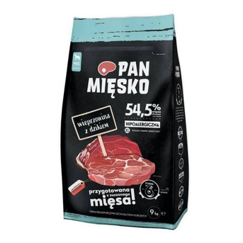 Pan Mięsko Karma wieprzowina z dzikiem chrupki XL 20kg