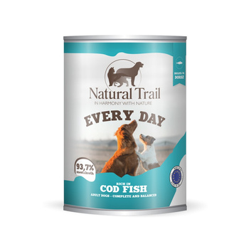 NATURAL TRAIL EVERY DAY Dog 800g Dorsz 5+1 gratis