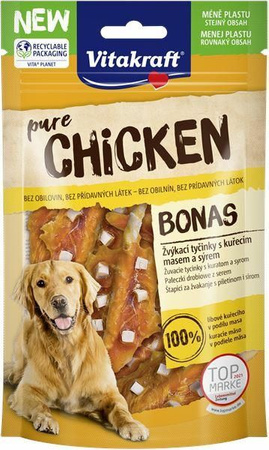 VITAKRAFT PIES 80g CHICKEN BONAS KURCZAK  SER /7