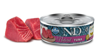 FARMINA N&D CAT NATURAL TUNA 80g