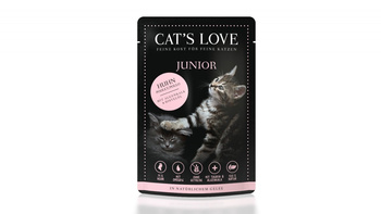 CAT'S LOVE Junior chicken - kurczak w naturalnej galaretce (85g)