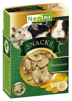 NESTOR SNACKS BANANY opak.45g