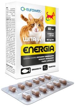 Wita-Vet Kot Energia Junior + Adult 60tabl