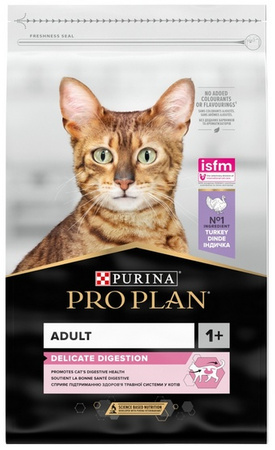 Purina Pro Plan Cat Adult Delicate Digestion z indykiem 10kg