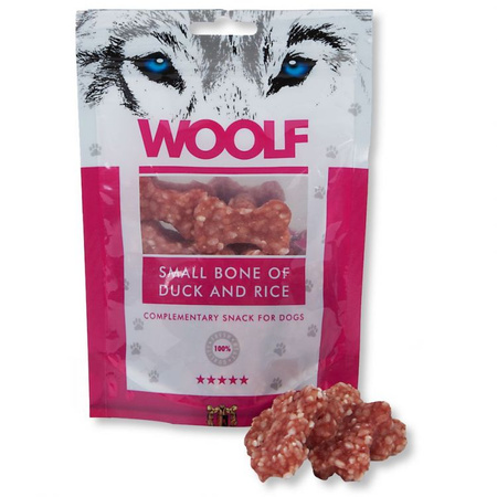 WOOLF przysmak PIES 100g SMALL BONE OF    DUCK AND RICE
