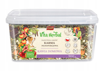 Vitapol Vita Herbal karma pełnoporcjowa dla kawii domowej, wiaderko, 900g