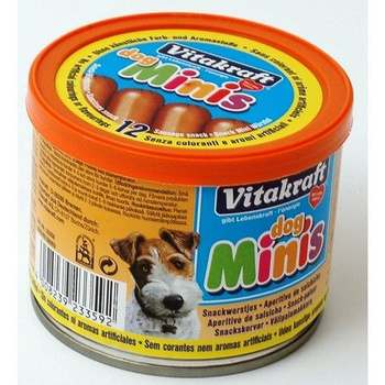 VITAKRAFT PIES MINIS 120g parówki  mięso z kurczaka