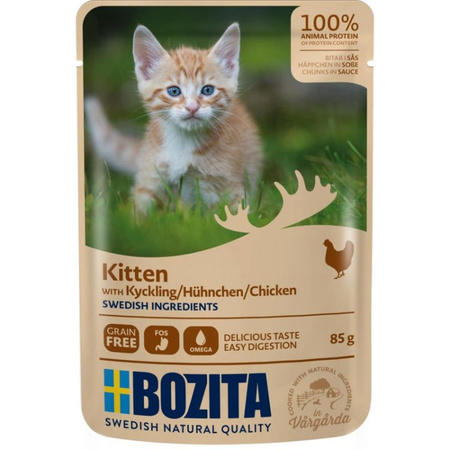 Bozita Pouch CiS Chicken for Kitten  85g  /12 3620