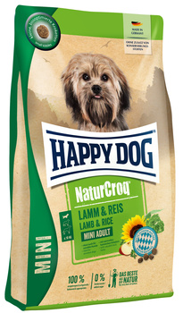 HappyDog NaturCroq Mini Jagnięcina&Ryż, karma sucha, 4kg