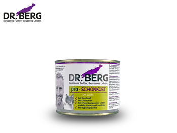 Dr. BERG Pro-SCHONKOST dla kotów - trzustka, wątroba, żołądek 190 g