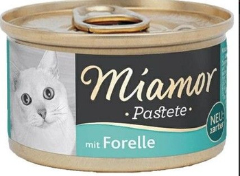 MIAMOR KOT pusz.85g PASTETE PSTRĄG /12