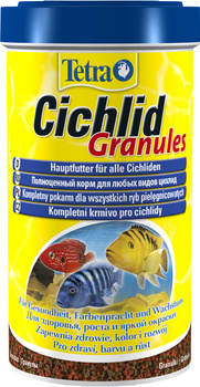 TETRA Cichlid Granules 500 ml, pokarm dla średnich ryb pielęgnicowatych