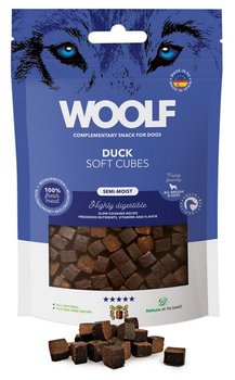 WOOLF SOFT przys.PIES 100g MONOPROTEIN    CUBES DUCK