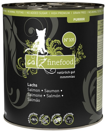 Catz Finefood Purrrr N.105 Łosoś puszka 750g