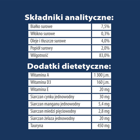 Karma mokra dla kota TEO bogata w pstrąga + łososia 4 x 85 g