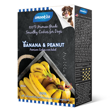 Smookies ciastka dla psa Banana & Peanut 200g