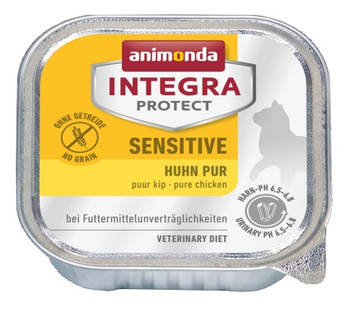 Animonda Integra Protect Sensitive dla kota - z kurczakiem tacka 100g