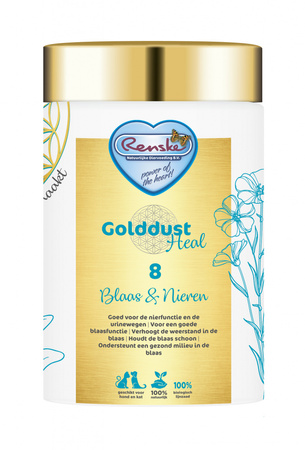 RENSKE GOLDDUST HEAL 8 – układ moczowy i nerki – wsparcie pracy nerek i zdrowy układ moczowy (250g)