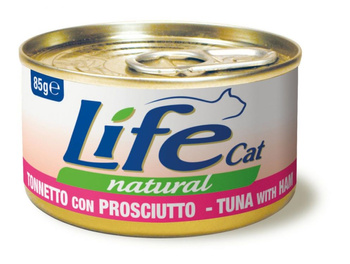 LIFE CAT pusz.85g TUNA + HAM /24