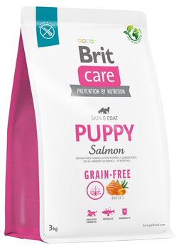 BRIT CARE PIES 3kg PUPPY SALMON           GRAIN-FREE*