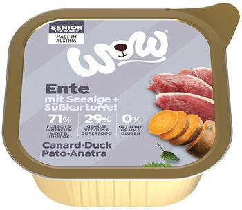 WOW Senior Ente - kaczka z algami i batatami 150g