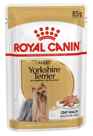 Royal Canin Yorkshire Terrier Adult karma mokra - pasztet, dla psów dorosłych rasy yorkshire terrier saszetka 85g