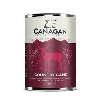 CANAGAN PIES pusz.400g COUNTRY GAME  DZICZYZNA /6